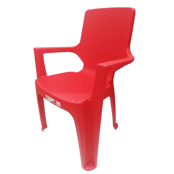 SILLA REGGINA RATTAN ROJO 1004 COLPLAST
