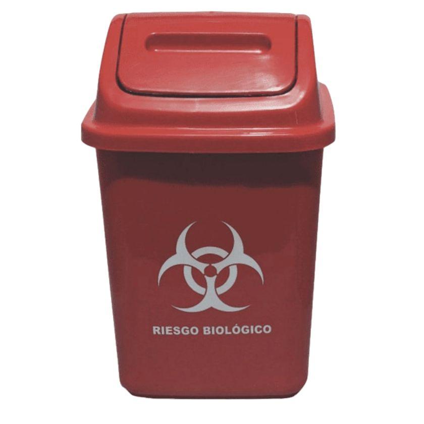 PAPELERA 10LTS V/VEN ROJO PELETIZ 318 CO