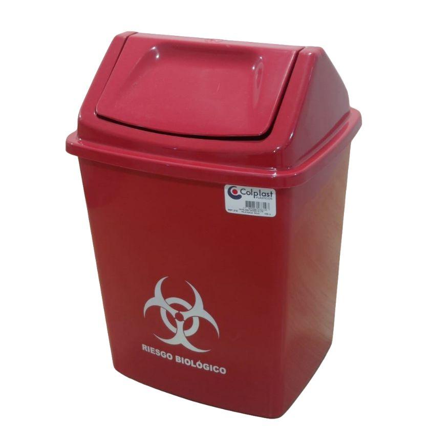PAPELERA 14LTS VAIVEN ROJO PELETZ 319 CO