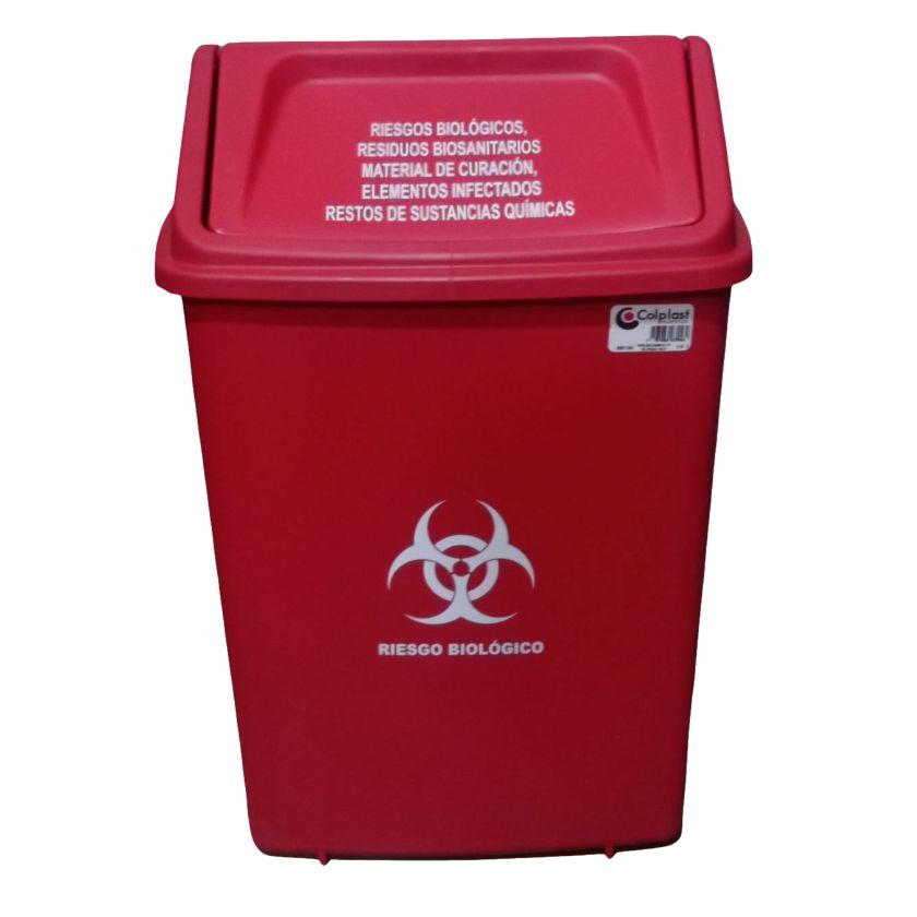 PAPELERA 22LTS VAIVEN ROJO PELETZ 320 CO - Referencia 10103732 en PLASDECOR Montería