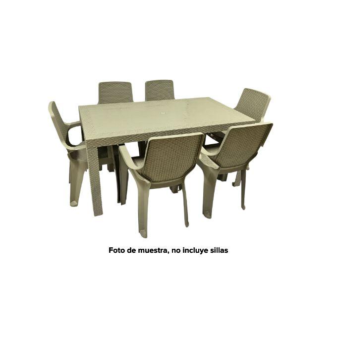MESA CELEBRITY 6 PTOS PISTACHO 1237 COLP - Referencia 10103900 en PLASDECOR Montería
