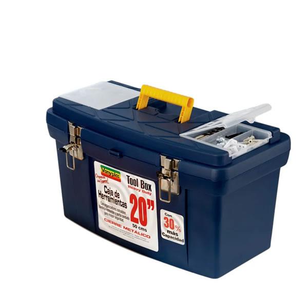 CAJA HERRAMIENTAS 20 PULG. C/M VANYPLAST - Referencia 10303284 en PLASDECOR Montería