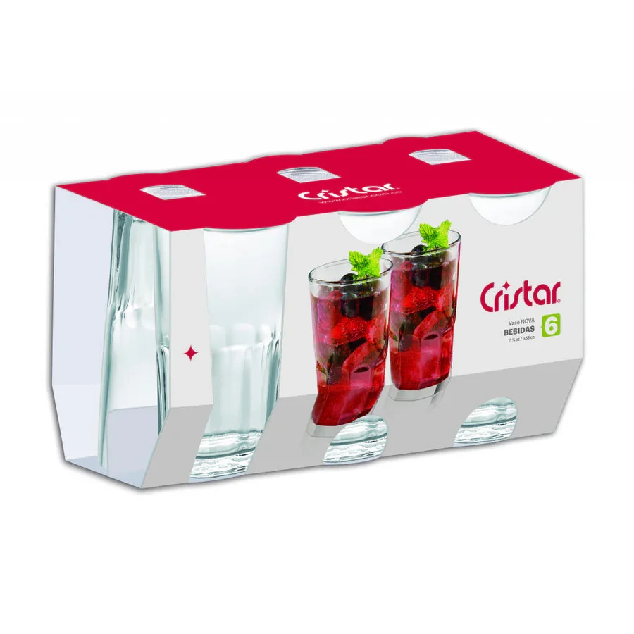 VASO NOVA BEBIDAS 0259CL6 CRISTAR