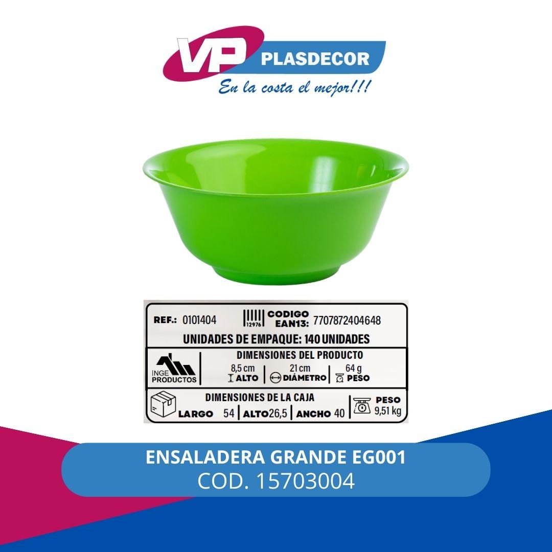 ENSALADERA GRANDE EG001  INGEPRODUCTOS - Referencia 15703004 en PLASDECOR Montería