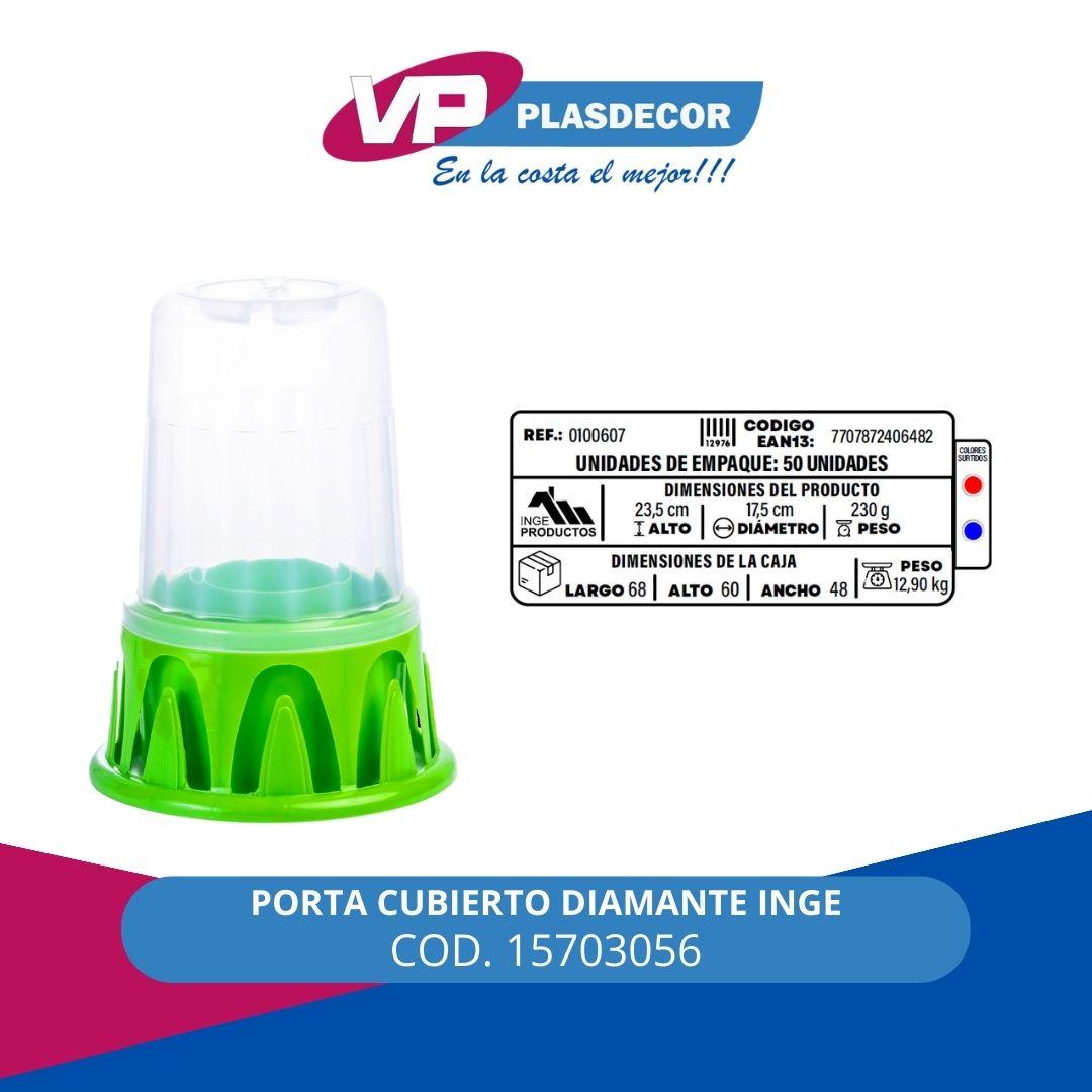 PORTA CUBIERTO DIAMANTE INGEPRODUCTOS - Referencia 15703056 en PLASDECOR Montería