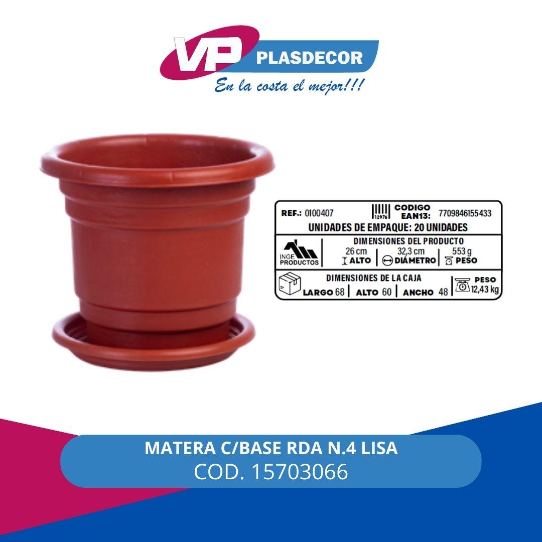 MATERA C/BASE RDA N.4 LISA INGEPRODUCTO