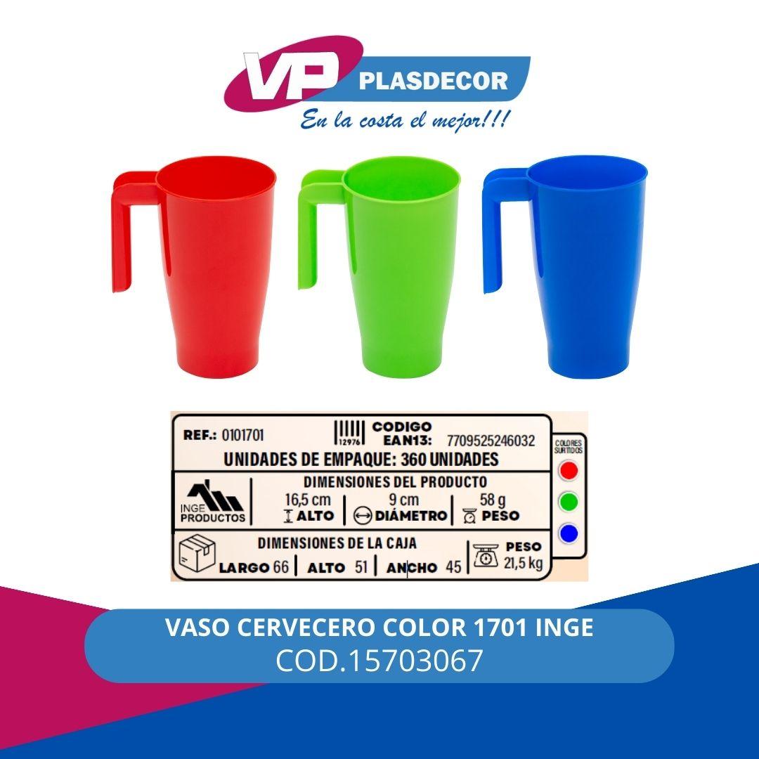 VASO CERVECERO COLOR 1701 INGEPRODUCTOS