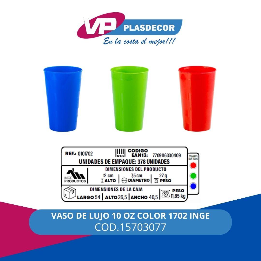 VASO DE LUJO 10 OZ COLOR 1702 INGEPRODUC