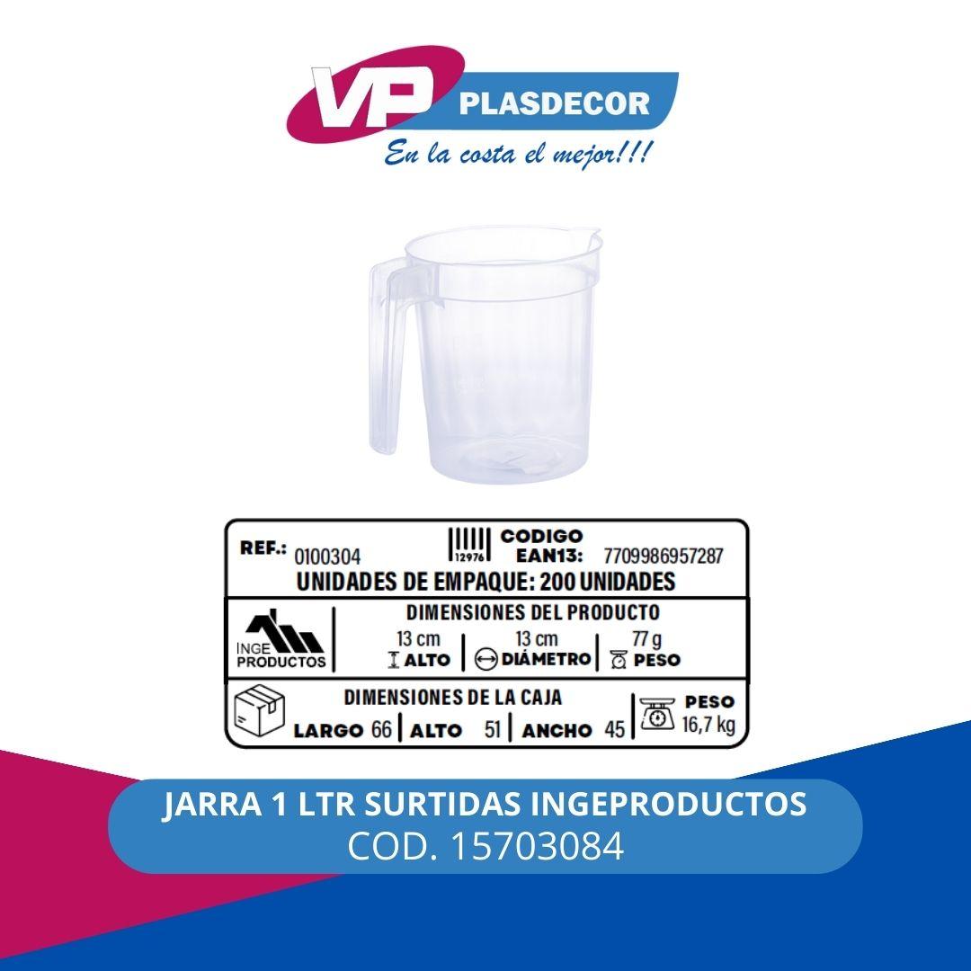 JARRA 1 LTR SURTIDAS INGEPRODUCTOS