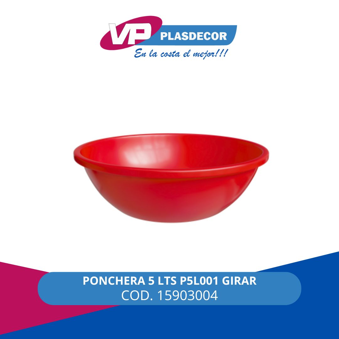 PONCHERA 5 LTS P5L001 GIRAR