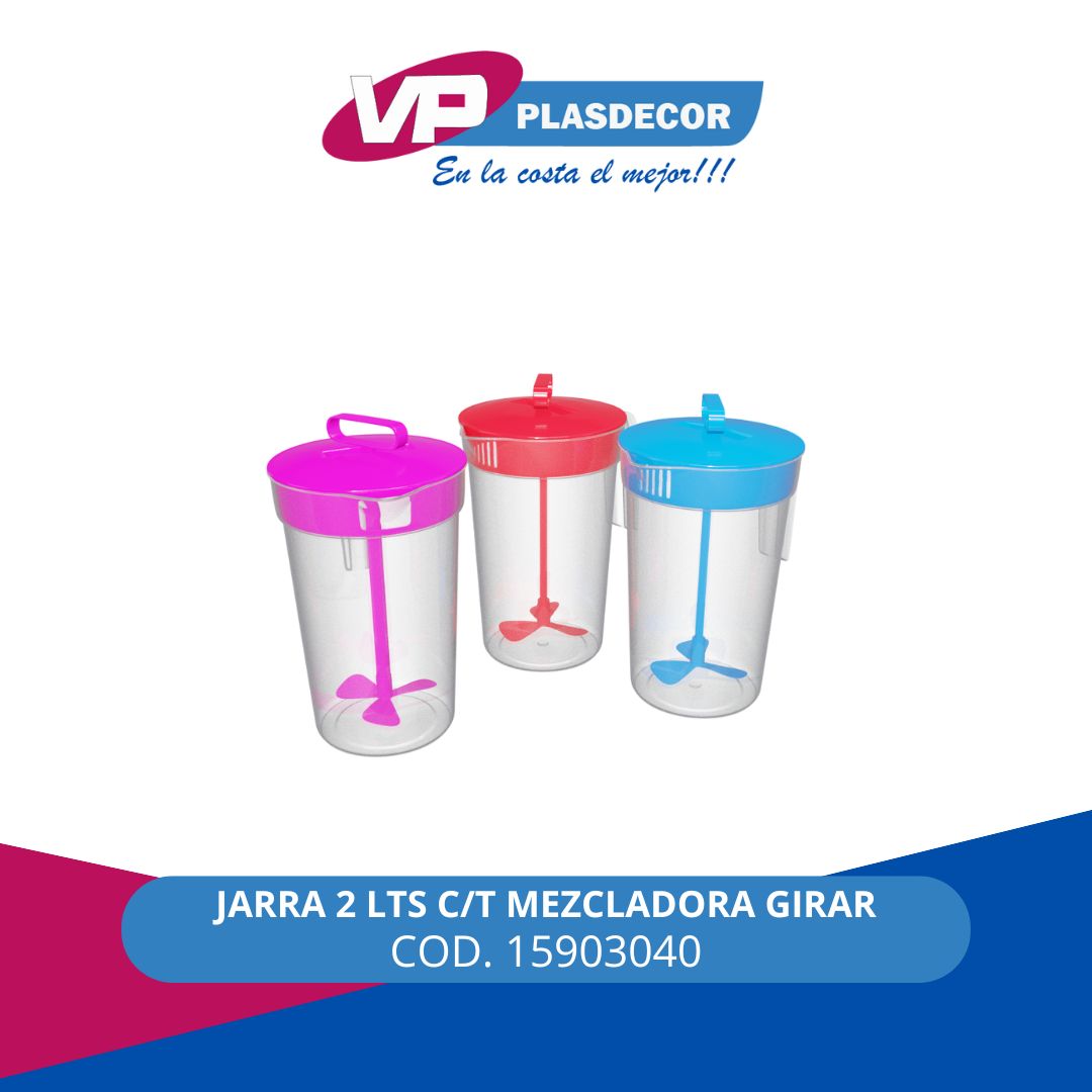 JARRA 2 LTS C/T MEZCLADORA GIRAR