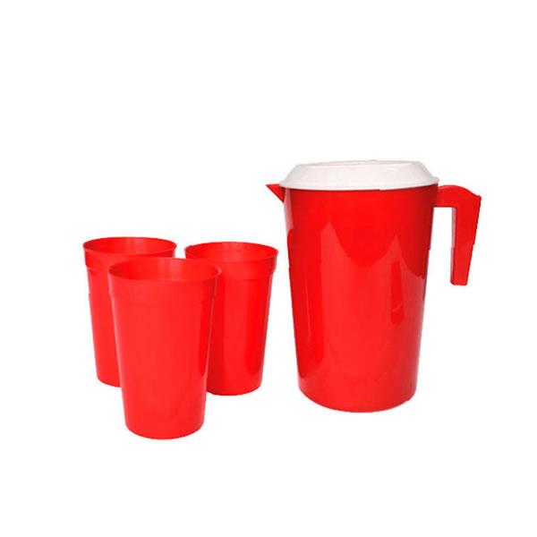 SET JARRA LECHERA +3 VASOS 10 OZ 4500 MU