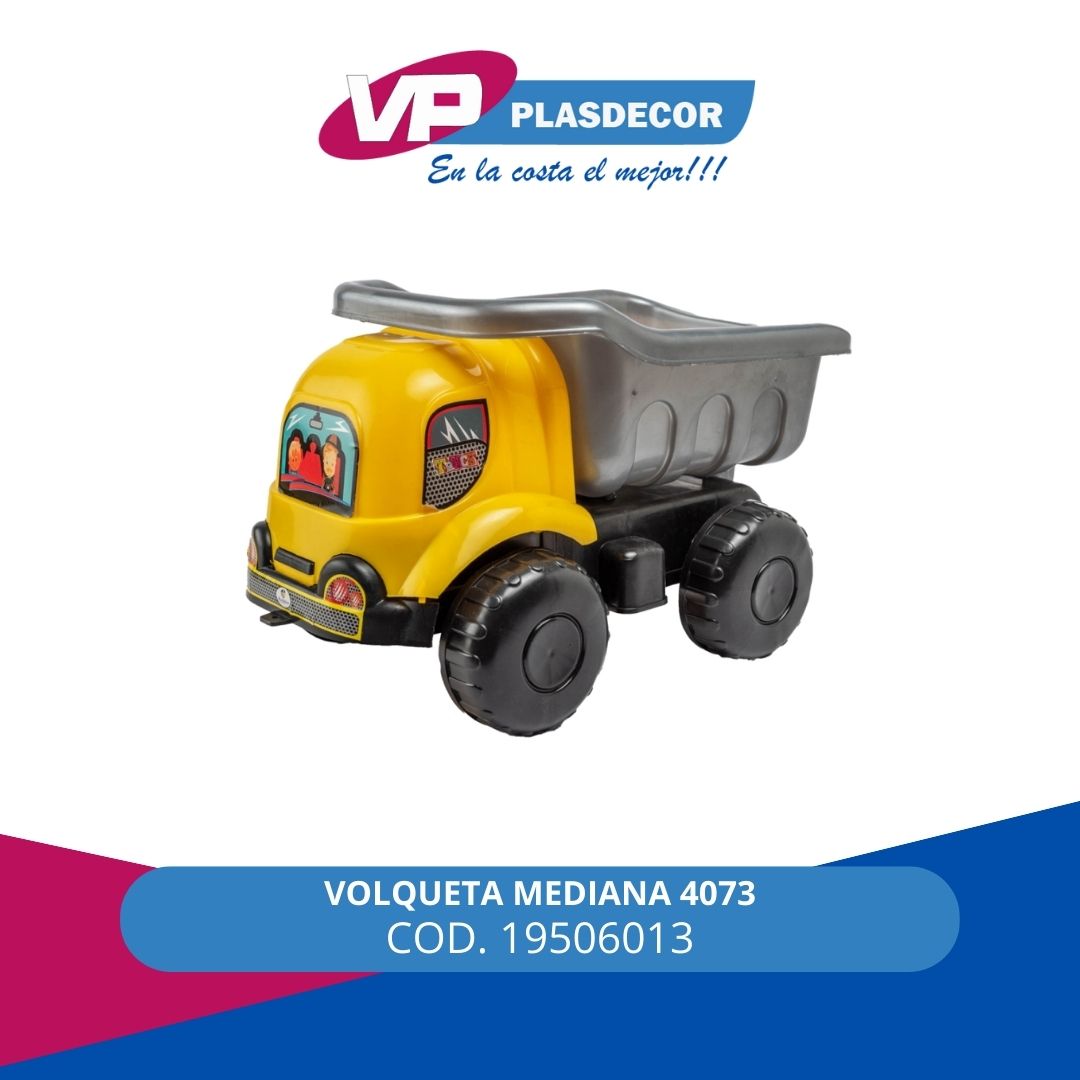 VOLQUETA MEDIANA 4073 MUNDIPLAS - Referencia 19506013 en PLASDECOR Montería