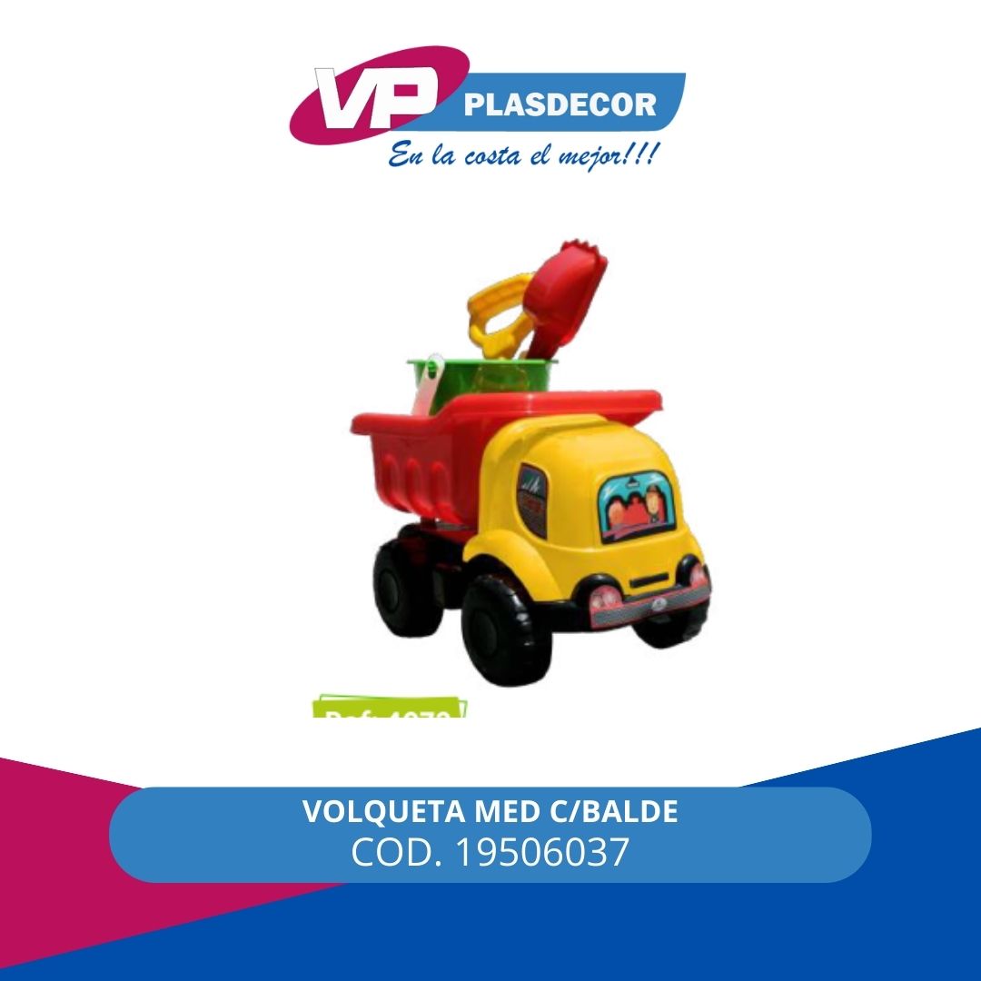VOLQUETA MED C/BALDE 4072  MUNDIPLAS