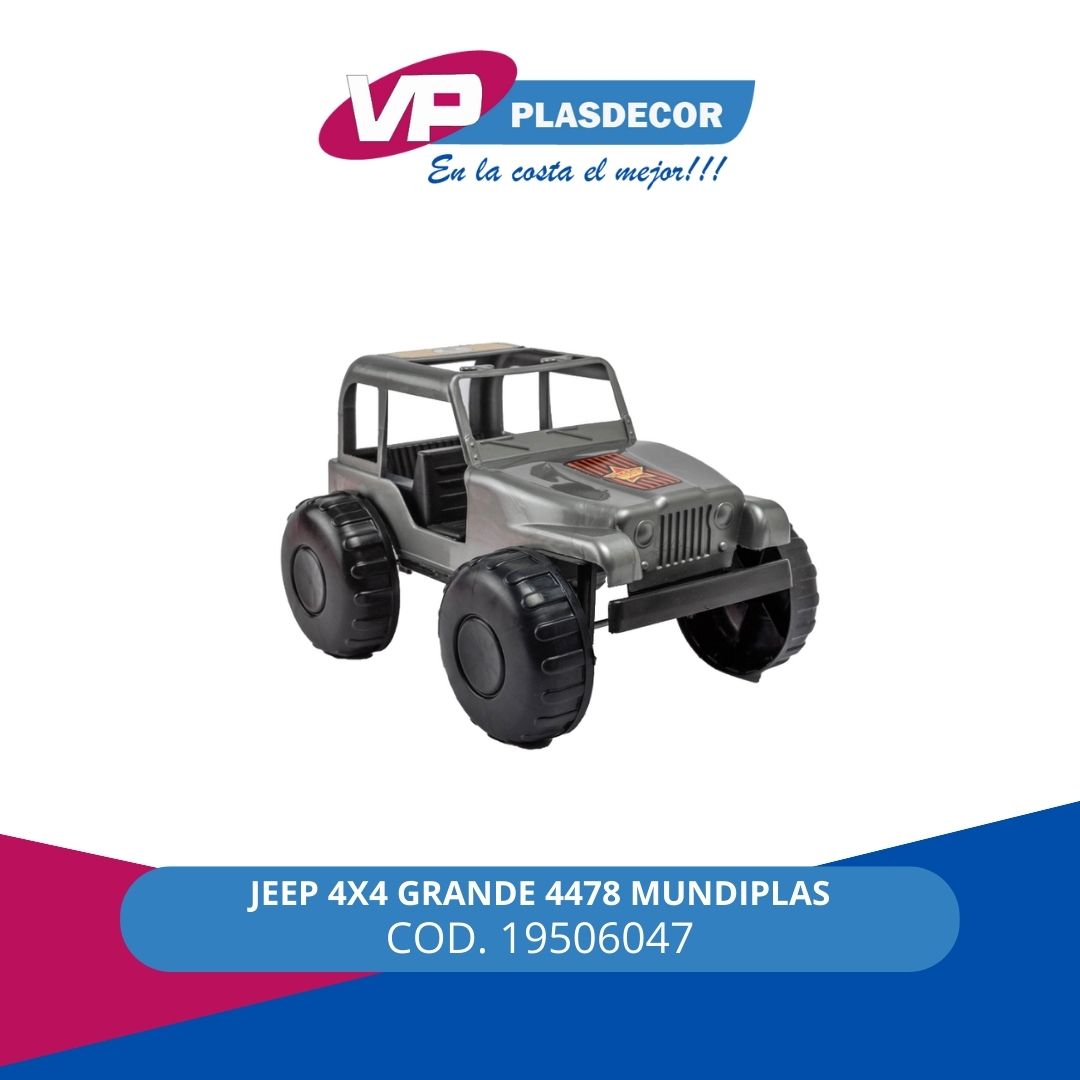 JEEP 4X4 GRANDE 4478 MUNDIPLAS - Referencia 19506047 en PLASDECOR Montería