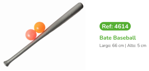 BATE BASEBALL 4614 MUNDIPLAS - Referencia 19506068 en PLASDECOR Montería