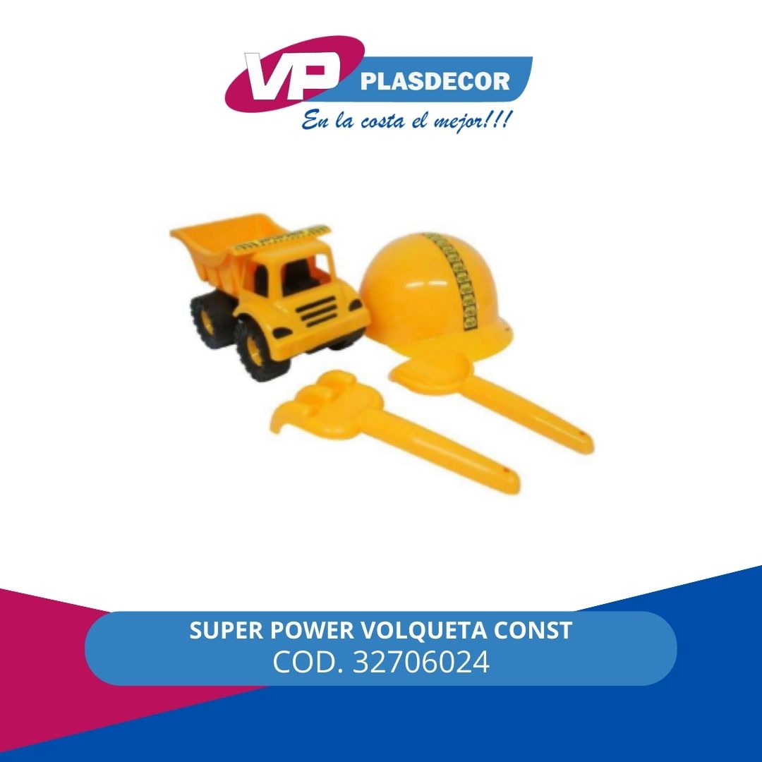 SUPER POWER VOLQUET CONST 100455 PROYEEC - Referencia 32706024 en PLASDECOR Montería