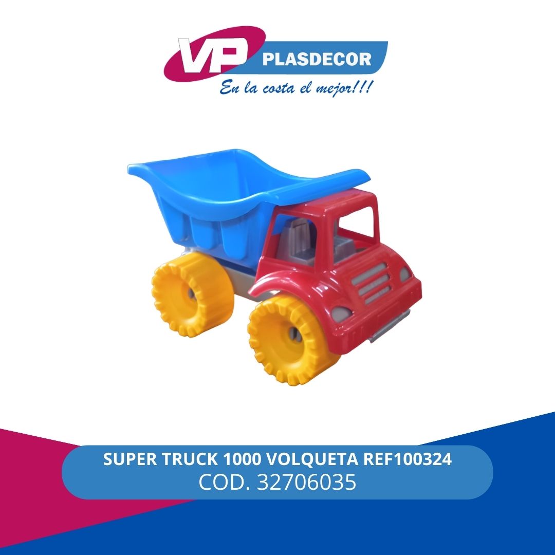 SUPER TRUCK 1000 VOLQUETA 100324 PROYECC - Referencia 32706035 en PLASDECOR Montería