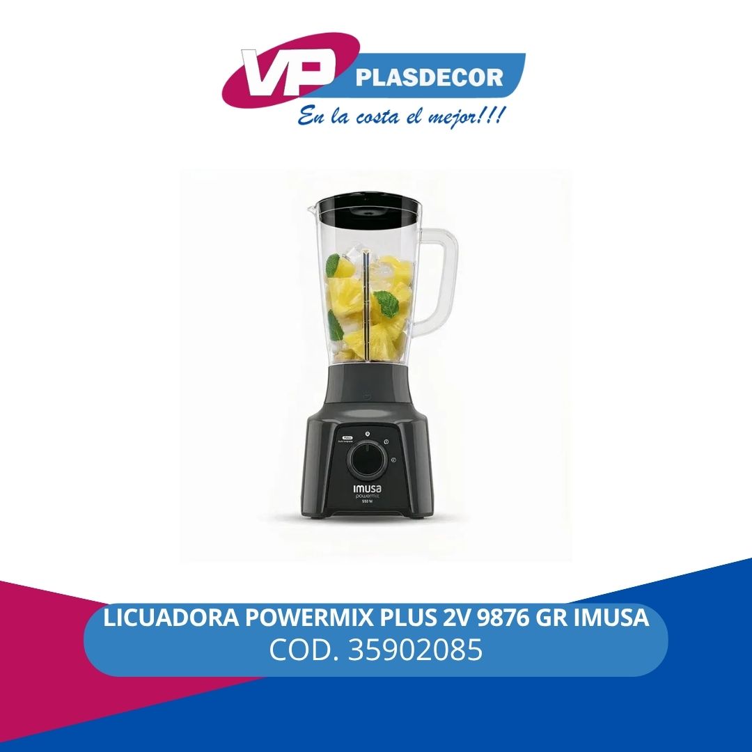 LICUADORA POWERMIX PLUS 2V 9876 GR IMUSA - Referencia 35902085 en PLASDECOR Montería