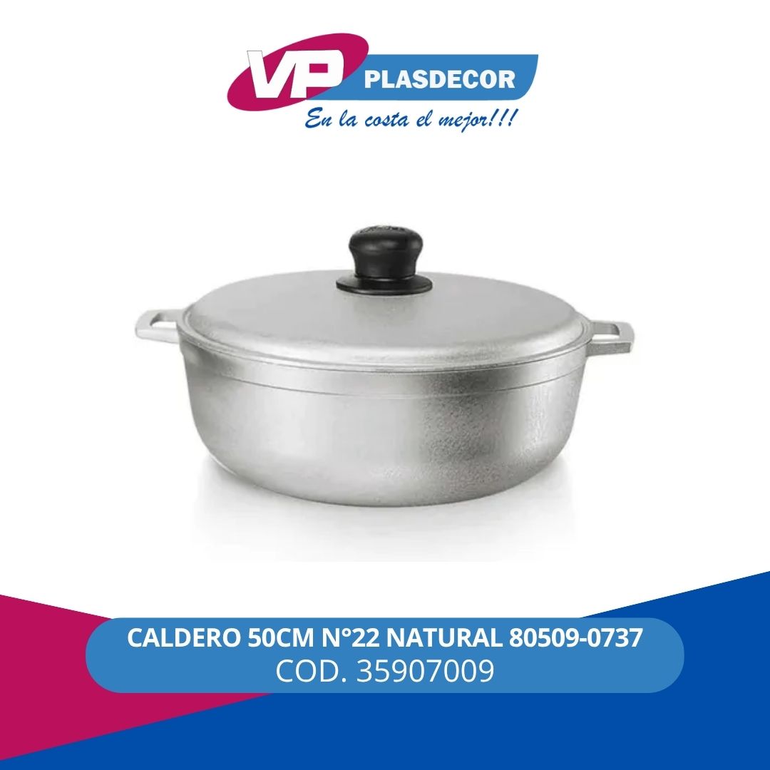 CALDERO 50CM N 22 NATURAL 80509-0737 IMU - Referencia 35907009 en PLASDECOR Montería