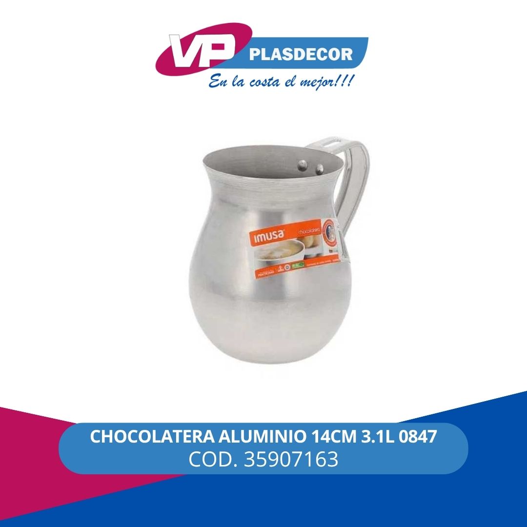 CHOCOLATERA ALUMINIO 14CM 3.1L 0847 IMUS