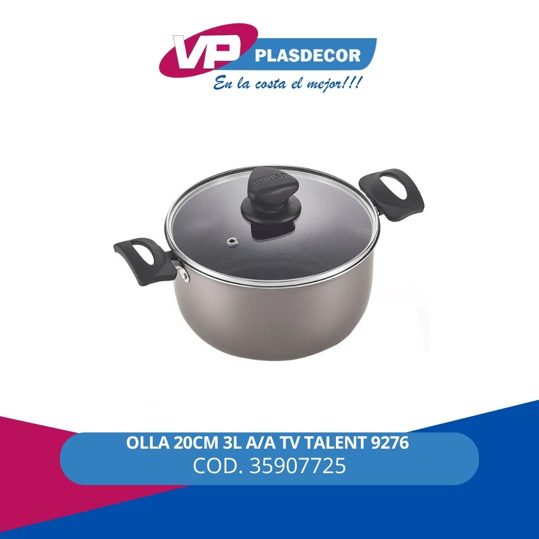 OLLA 20CM 3L A/A TV TALENT 9276 IMUSA