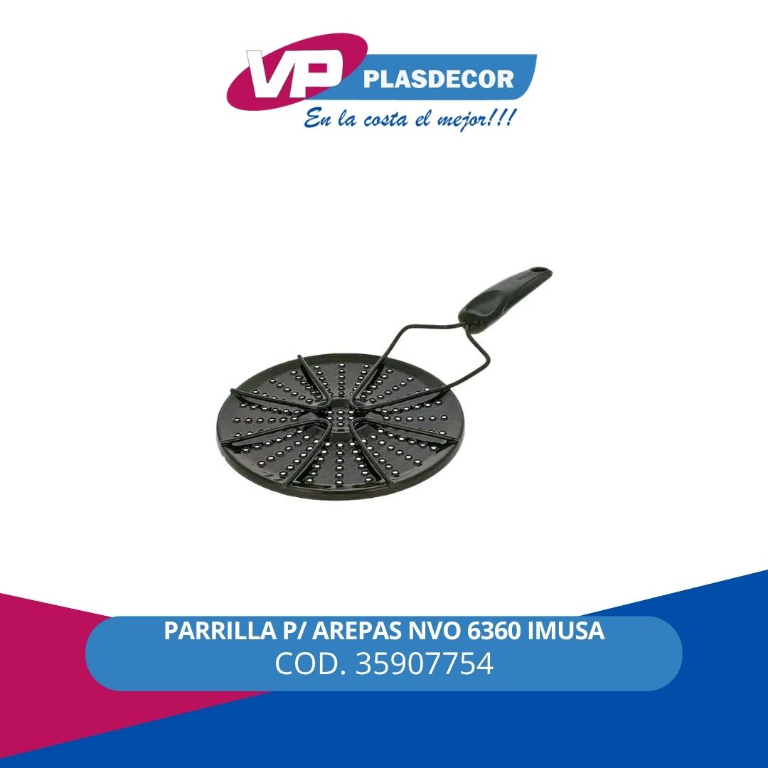 PARRILLA P/ AREPAS NVO 6360 IMUSA