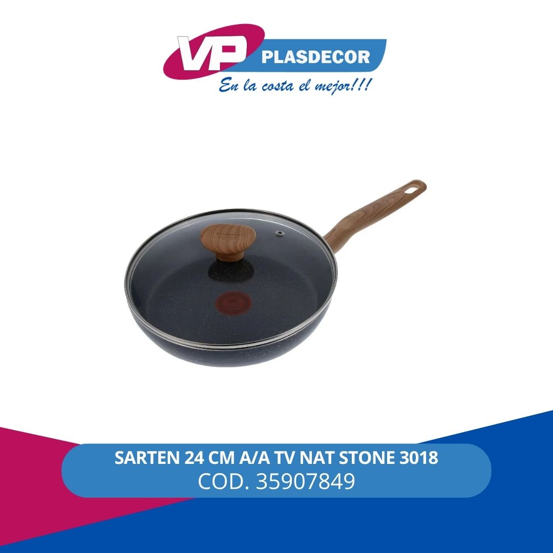 SARTEN 24 CM A/A TV NAT STONE 3018 IMUSA
