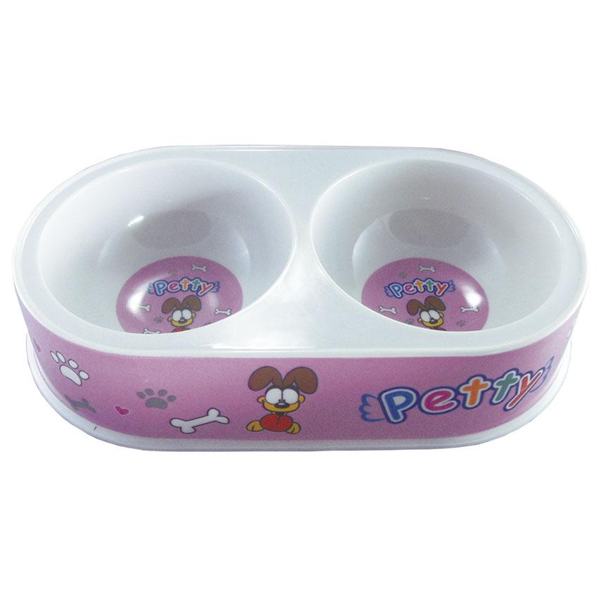 COMEDERO MASCOTA DOBLE PEQ G1002DS