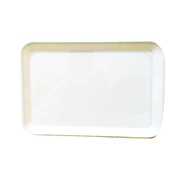 BANDEJA LISA RECT C/BORDE CURVO P1063BL