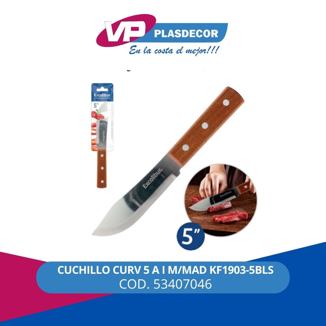 CUCHILLO CURV 5 A I M/MAD KF1903-5BLS