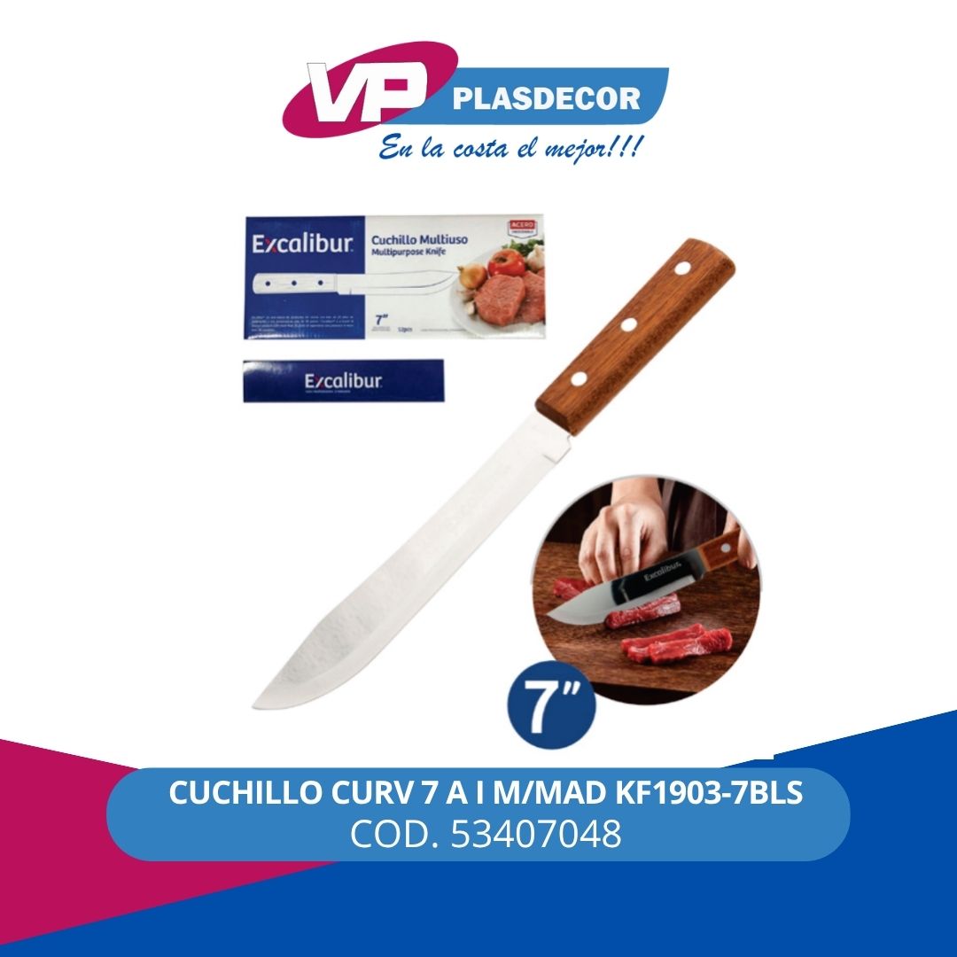 CUCHILLO CURV 7 A I M/MAD KF1903-7BLS