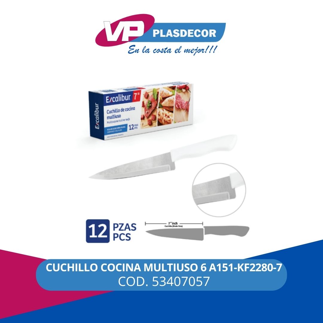 CUCHILLO COCINA MULTIUSO 6 A151-KF2280-7 - Referencia 53407057 en PLASDECOR Montería
