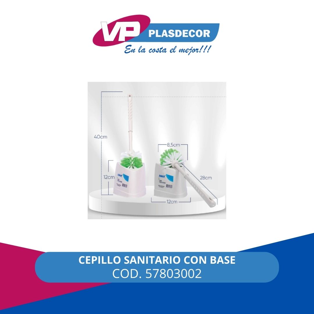 CEPILLO SANITARIO C/BASE ANDECOL - Referencia 57803002 en PLASDECOR Montería
