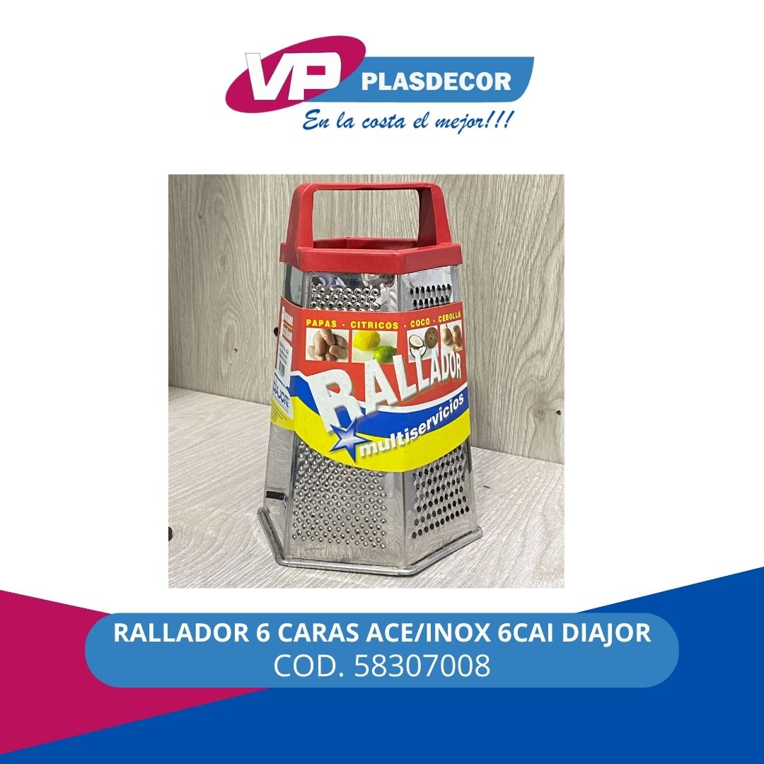 RALLADOR 6 CARAS ACE/INOX 6CAI DIAJOR - Referencia 58307008 en PLASDECOR Montería