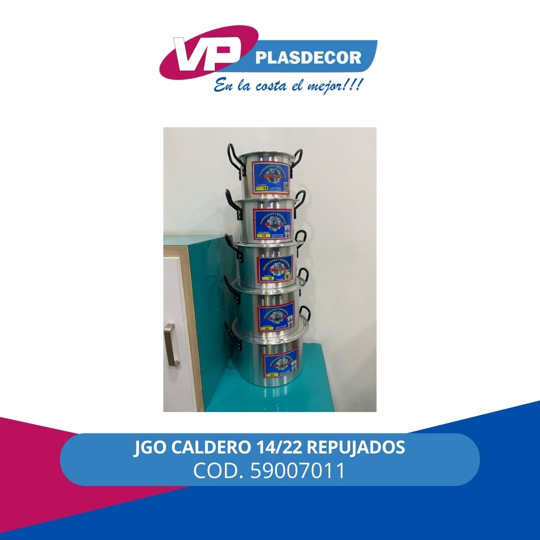JGO CALDERO 14/22 REPUJADOS