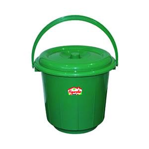 BALDE 15 LTS C/TAPA HOGARPLAS