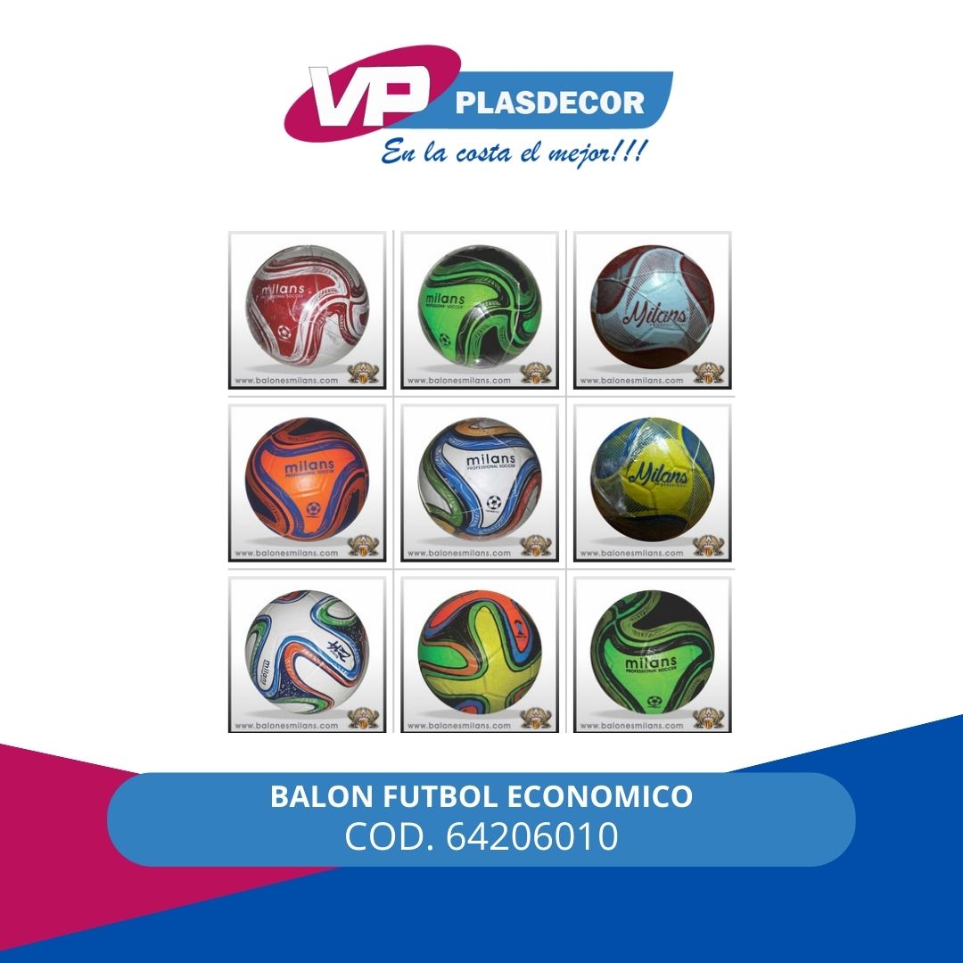 BALON FUTBOL ECONOMICO MILANS