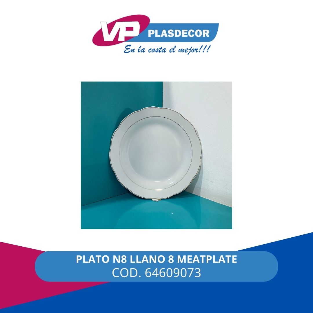 PLATO N.8 LLANO 8 MEATPLATE LEON MASO