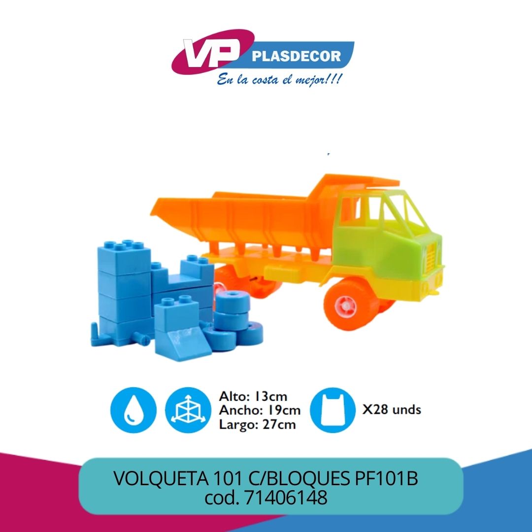 VOLQUETA 101 C/BLOQUES PF101B FENIX
