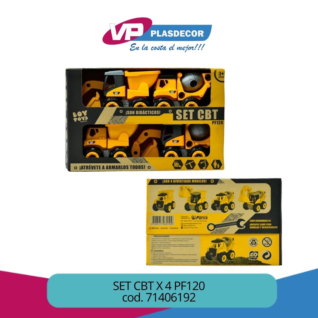 SET CBT X 4 PF120 FENIX - Referencia 71406192 en PLASDECOR Montería